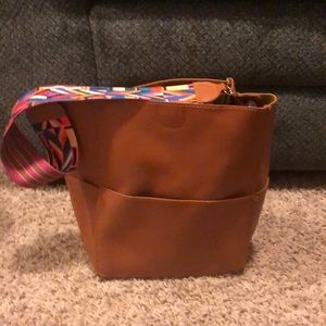Boho style bucket  purse